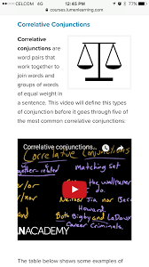Https Courses Lumenlearning Com Styleguide Chapter Conjunctions Correlative Conjunctions Conjunctions Words