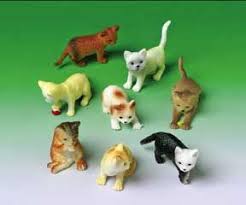 animal toys cats one dozen pet toys teacup cats cat theme