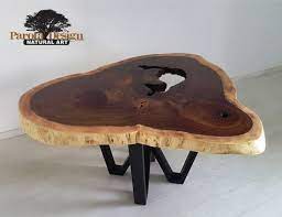 Lija la parte superior e inferior del tronco hasta que quede perfectamente lisa y pareja. 180 Ideas De Mesas De Troncos Con Acero Mesa De Tronco Muebles Mesas De Madera