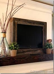 Rahmung In Einem Wandberg Fernsehen Top Deko Blog 2018 Rustikale Bilderrahmen Zuhause Diy Diy Mobel Einfach