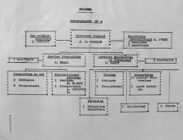 Somarem Organizational Chart 1954 Courtesy Of The Archives