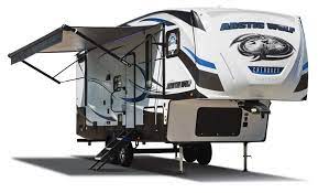 Fifth wheel models include high ceilings for extra space. Forest River Cherokee Arctic Wolf Fifth Wheel Review
