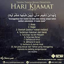 Iman kepada hari akhirat menjadikan seseorang bertakwa kepada allah ﷻ, menjadikan seseorang istiqomah, menjadikan seseorang takut berbuat maksiat, menjadikan seseorang melakukan amal saleh. Pengertian Serta Dalil Iman Kepada Hari Akhir Kumparan Com
