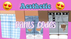 Roblox pants and shirt codes/ ids for girls clothes codes you can use these ids in games on roblox games. Aesthetic Pants Jeans With Codes For Games Roblox Youtube
