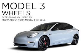 The tesla model 3 is one of the most anticipated vehicles of all time. The Tesla Model 3 Wheel And Tire Guide Complete Model 3 Wheel Specs T Sportline Tesla Model S 3 X Y Accessories