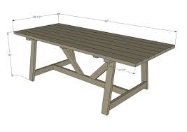 2x4 Truss Style Farm Table Outdoor Table Plans Outdoor Farm Table Diy Farm Table