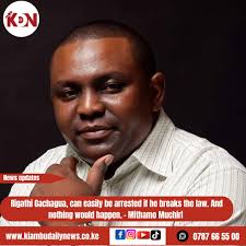 I have never been above the law, Not even a single minute- Fred Matiang'i