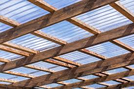 Tejas De Policarbonato Ondulada De Mathiesen Wood House Roof Winter Garden