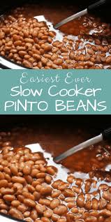 Pinto beans crock pot recipe. Slow Cooker Pinto Beans