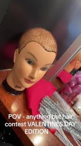 Annything But Hair Valentine Say Mannequin Head