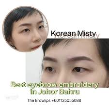 Kedai Kening Terbaik di Johor Bahru: Embroidery Kening Misty Korea
