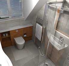 Discover inspiration to makeover your space with audrey hall example of a trendy bathroom design in other slate floor with inset wood slats to drain. Bathroom Design Service Balinea Ltd