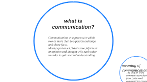 Word origin late middle english: What Is Communication By Tasmia Saddique