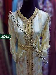 تكشيطة جوهرة بالأبيض المذهب و قفطان الستان اختيار موفق Fashion Victorian Dress Dresses