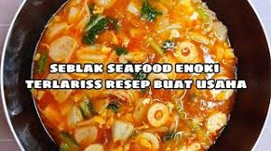 Seblak seafood kuah pedas anda sedang mencari inspirasi resep seblak seafood kuah pedas yang unik? Resep Seblak Seafood Enoki Paling Laris Buat Jualan Youtube