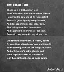 The Silken Tent Poem By Robert Frost Poem Hunter Robert Frost Poems Robert Frost Poems