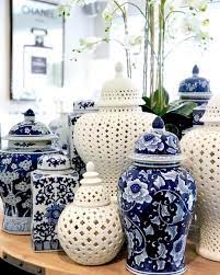 Design your everyday with ginger jar art prints you'll love. Who Loves Ginger Jars As Much As We Do We Search The Globe For The Most Spectacular Handcrafted Pieces Pair Blue White Decor Ginger Jars Blue And White Vase