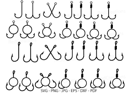Free Free Fishing Hook Svg Monogram 1 SVG PNG EPS DXF File