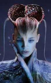 Avant garde hair by Skyler McDonald. Make Up by Irena Rogers ...