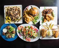 Broiled garden fresh vegetables with one skewer of marinated chicken thigh or lamb loin (extra $3.00). Order La Meza Mediterranean Bar Grill Delivery Online San Francisco Bay Area Menu Prices Uber Eats