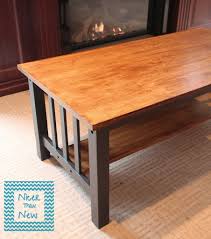 Mission Style Coffee Table Makeover Coffee Table Makeover Table Makeover Mission Style Furniture