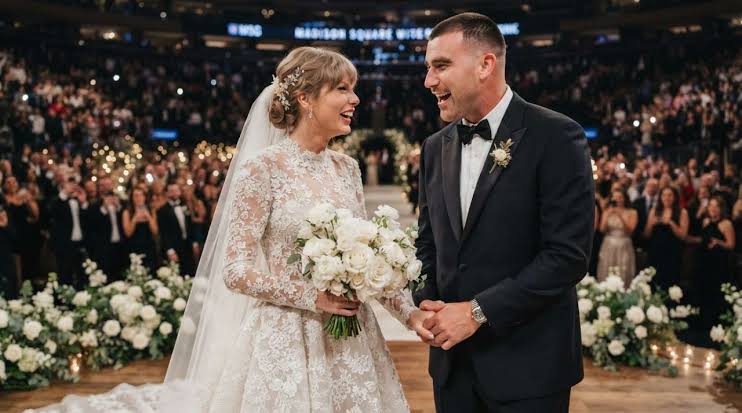 Taylor Swift and Travis Kelce Marry in Star-Studded Madison Square Garden  Ceremony - مجله پیام جوان - Persian Magazine