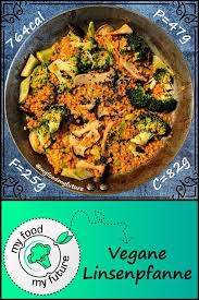 Rezept Linsenpfanne Vegan Myfoodmyfuture Com Rezept Gesunde Rezepte Rezepte Low Carb Mittagessen