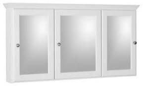 We've researched the best options for a variety of different bathrooms. Bathroom 48 In Tri View Medicine Cabinet In Satin White Contemporary Medicine Cabinets Home Dep Contemporary Medicine Cabinets Bathroom Styling Bathroom