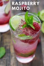 Raspberry Mojito - Mom Recipes Raspberry Mojito Mojito Recipe Drinks Alcohol Recipes