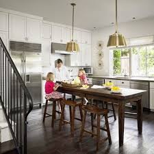 Counter Height Island As Dining Table I Would Need More Comfortable Seating Hard Sto Kitchen Island Table Kitchen Island With Seating Kitchen Without Island