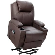 Walnew Power Lift Recliner With Massage And Heat Black Faux Leather Walmart Com In 2020 Power Recliners Lift Recliners Recliner