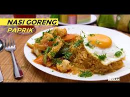 Maka jadilah nasi goreng ayam kunyit, menu sempoi terlajak sedap. Resepi Nasi Goreng Paprik Padprik Fried Rice Recipe Seismik Makan Youtube