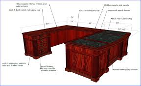 U Shaped Executive Office Desk