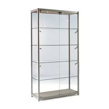 Beauty4u curio cabinets with glass doors 4 shelves glass display cabinet for living room, floor standing glass bookshelf, 64x 17x 14.5, white. Wooden Veneer Glass Showcase Shop Display Modern Glass Display Cabinet Buy Shop Display Modern Glass Display Cabinet Small Cabinet With Glass Doors Lockable Glass Display Cabinets Product On Alibaba Com