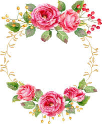 ثيمات قرقيعان جاهزة للطباعة2019 اطارت فوتوشوب للتصميم ثيمات قرقيعان فارغة Floral Wreaths Illustration Wreath Illustration Floral Border