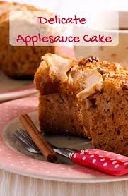 Delicate Applesauce Cake Recipe Applesauce Cake Easy Desserts Applesauce Cake Recipe