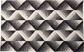 Black And White Indoor Outdoor Rug 8x10 On Sale Shop Vertigo Black And White Indoor Outdoor Rug 5 X8 White Black And Grey Stripe A Repeating Triang Outdoor Rugs Indoor Outdoor Rugs Polyester Rugs