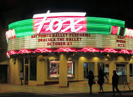 Fox Theater Facade At Night Picture Of Fox Theater