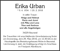 I'm proud mama to indy. Traueranzeigen Von Erika Urban Trauer Hna De