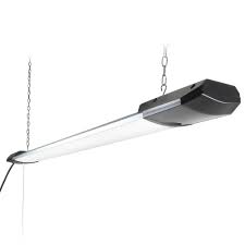 Newhouse Lighting 4 Ft Led 100 Watt 300 Watt Equivalent 10 000 Lumens 4000k Garage Lighting Shop Light Silver Nh Shop M4ft10k The Home Depot