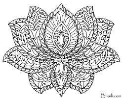Many parts of the mandalas are too small to be colored with crayons and will require fine. Mandala Complex Printable Coloring Pages Novocom Top