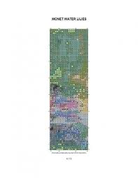 Communication about embroidery on various topics. Free Cross Stitch Pattern Monet Waterlies Painting Cross Stitch Patterns Cross Stitch Patterns Free Cross Stitch