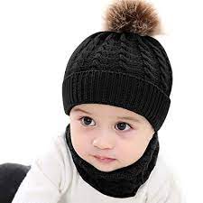Yinuoday 2pcs Toddler Baby Knit Hat Scarf Winter Warm Bea Https Www Amazon Com Dp B07hk8bhwj Ref Cm Sw R Pi Dp U Knitted Hats Baby Knit Hat Girls Scarves