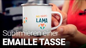 Jug … endliche gehen gern in die disco. Sublimation Einer Emaille Tasse Youtube