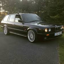 Bmw E30 325i Touring With Alpina Rims My Old Car Such A Blast And That Lovely Revving Engine Ugh Bmw E30 Bmw Touring Bmw