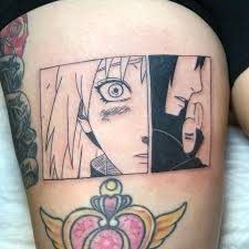 Anime Naruto Manga Panel Tattoo