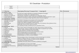 Mit dieser excel tabelle können sie die kosten und damit den preis für ihr produkt kinderleicht kalkulieren. 5s Methode Checkliste Produktion Checkliste Liste Beschriftung