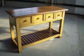 Custom Made European Huntboard Console Tables In Mustard Color Huntboard Wood Console Table Console Table