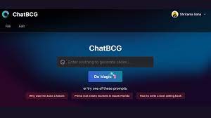 Meet ChatGPT of Presentations, ChatBCG