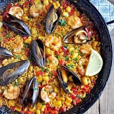 Spanish Seafood Paella Recipe Paella Recipe Seafood Seafood Paella Recipe Spain Paella Recipe